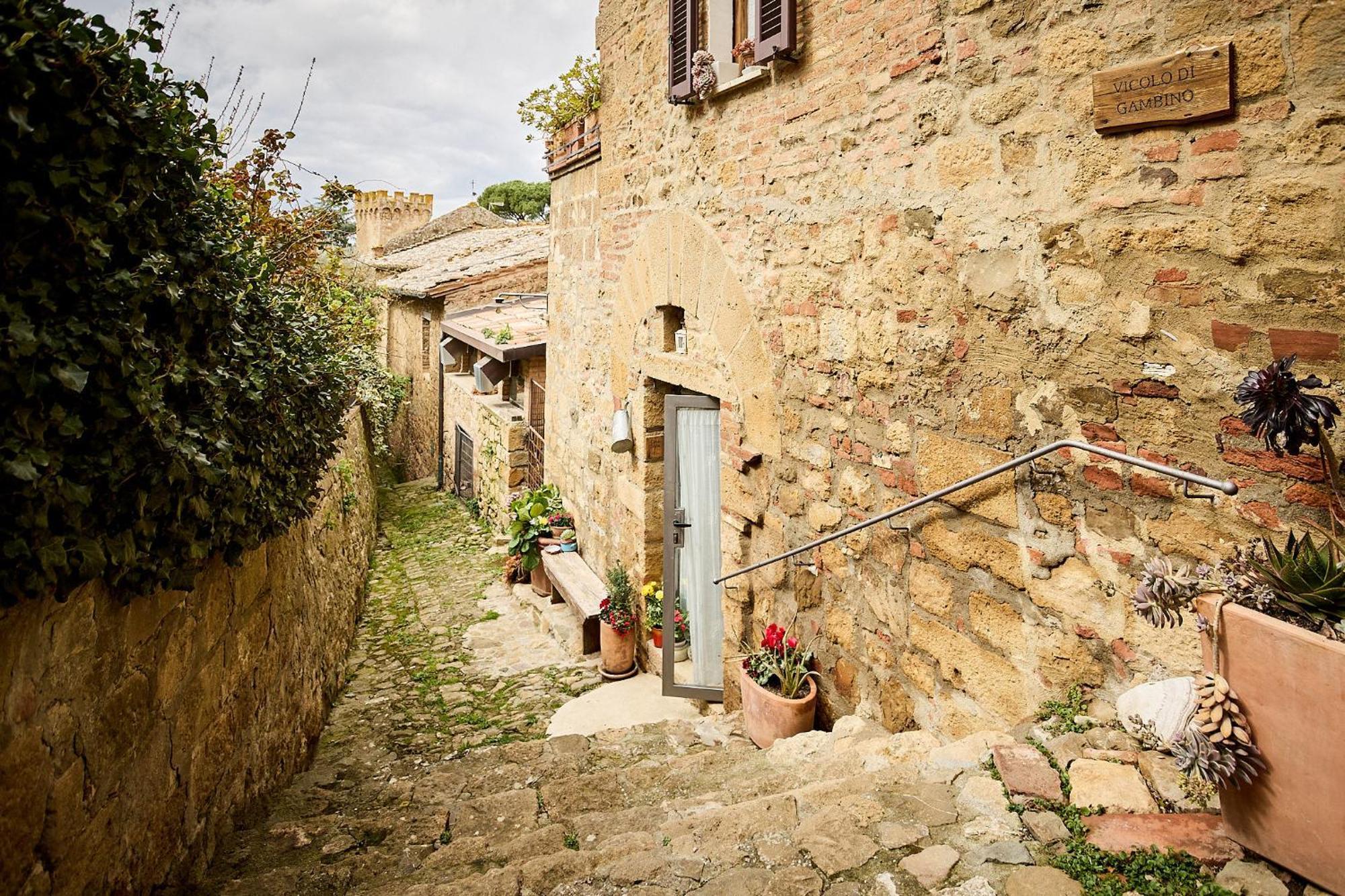 Hotel Casa Tòrta Monticchiello Esterno foto